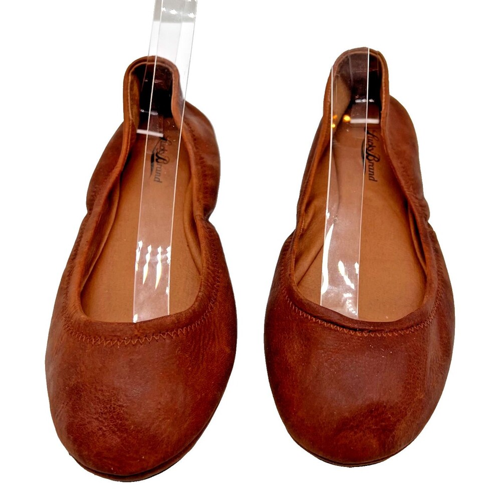 Lucky Brand Women's Emmie Ballet Flats Bourbon Size 9